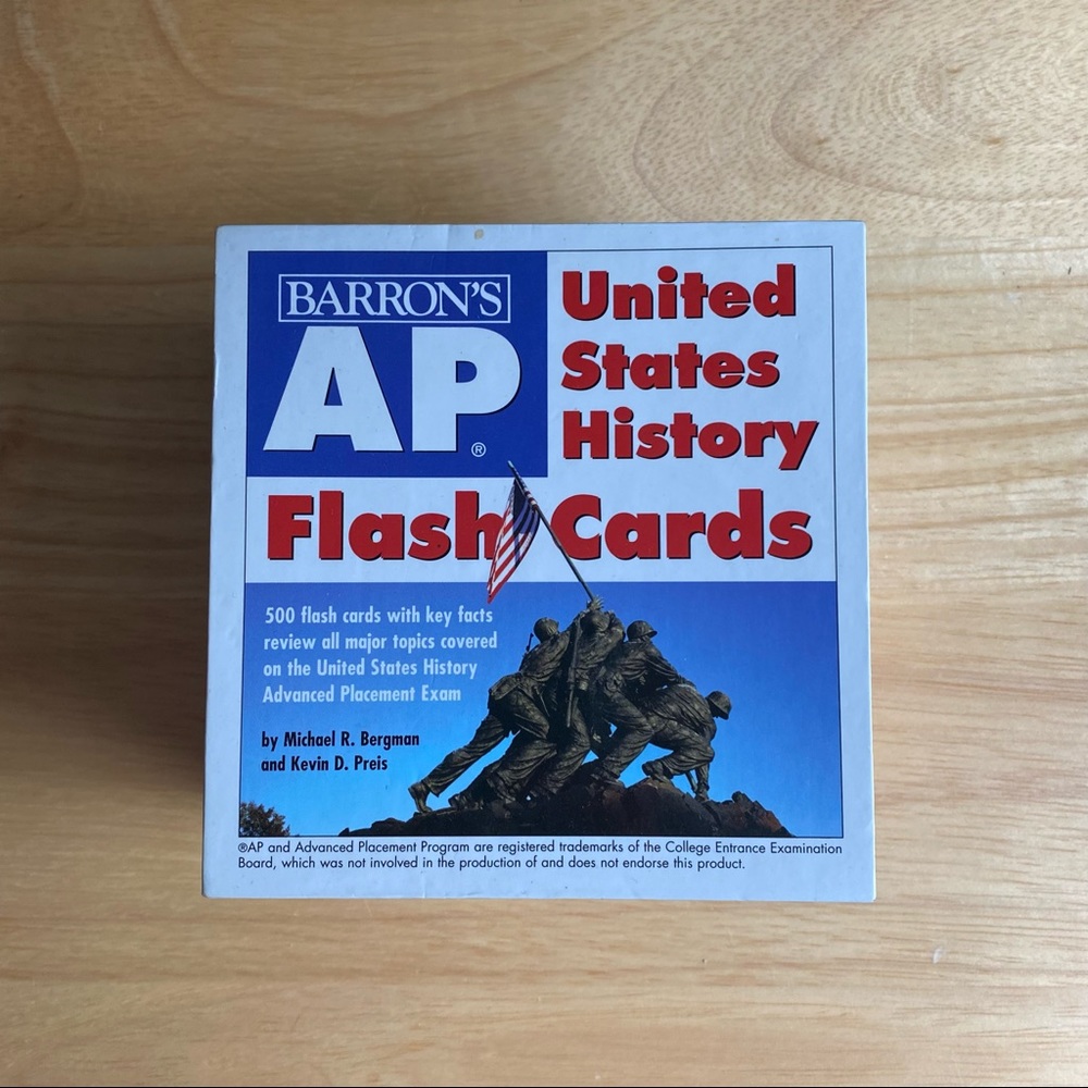 Barron’s AP United States History Flash Cards 500